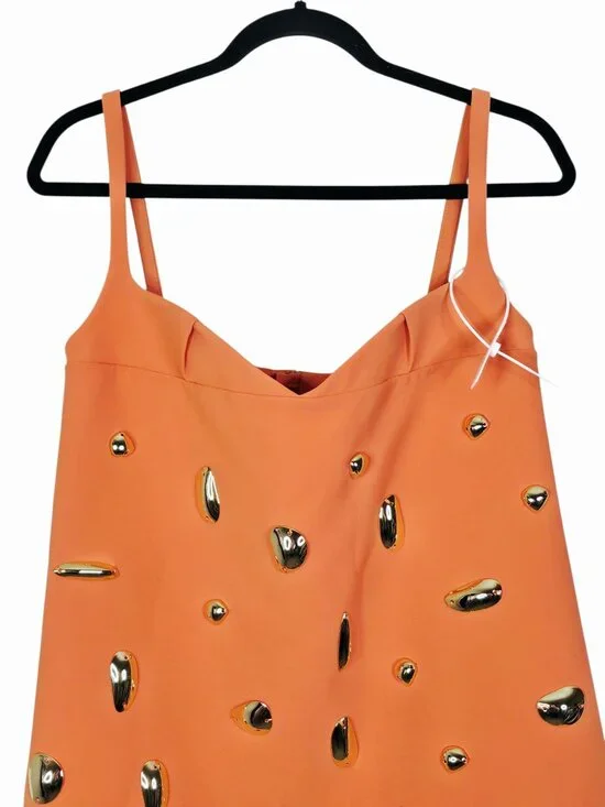 alexis tangerine larsen mini dress Alexis Larsen dress in tangerine, size xs, rent $70
